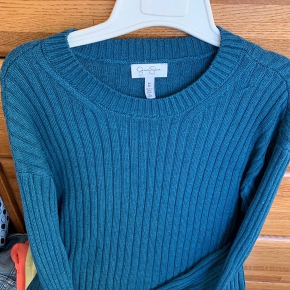 BUNDLE DEAL 🔥 - JESSICA SIMPSON Tan Satchel PLUS Jessica Simpson ribbed sweater! - Picture 7 of 9